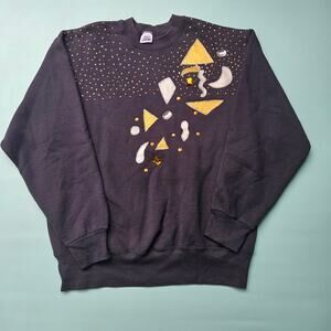 Vintage Ugly Christmas Sweater Hand made Size Large